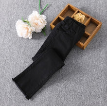 Загрузить изображение в средство просмотра галереи, Fashion Jeans for  Girls Elastic Waist Denim
