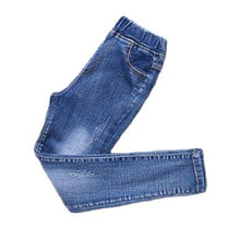 Загрузить изображение в средство просмотра галереи, Fashion Jeans for  Girls Elastic Waist Denim
