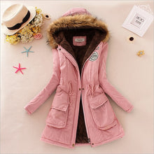 Load image into Gallery viewer, Parka coat with Hooded fur for Her
