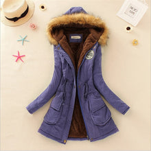 Load image into Gallery viewer, Parka coat with Hooded fur for Her
