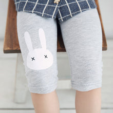 Загрузить изображение в средство просмотра галереи, Girls Kids Knee Length Elastic Cotton Pants
