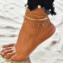 Загрузить изображение в средство просмотра галереи, Female Bohemian Shell Heart For Women Ankle Bracelets

